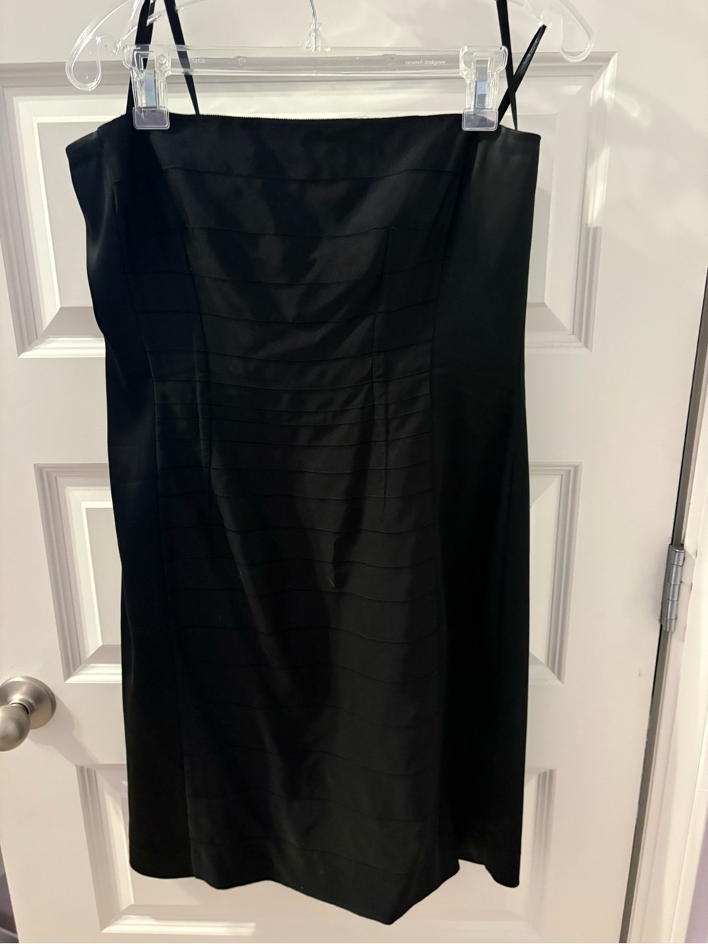 Ann Taylor Black Strapless Cocktail Dress